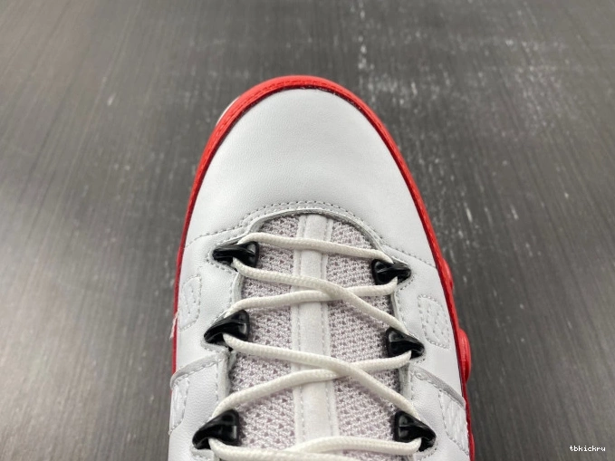 Cheap TBK White Jordan 9 Air Retro Red Gym 302370-160 0630